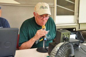 Gary K4VIG manning a Field Day station